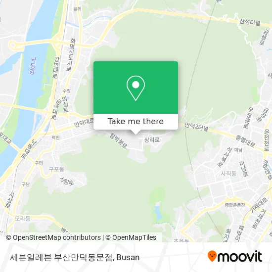 세븐일레븐 부산만덕동문점 map