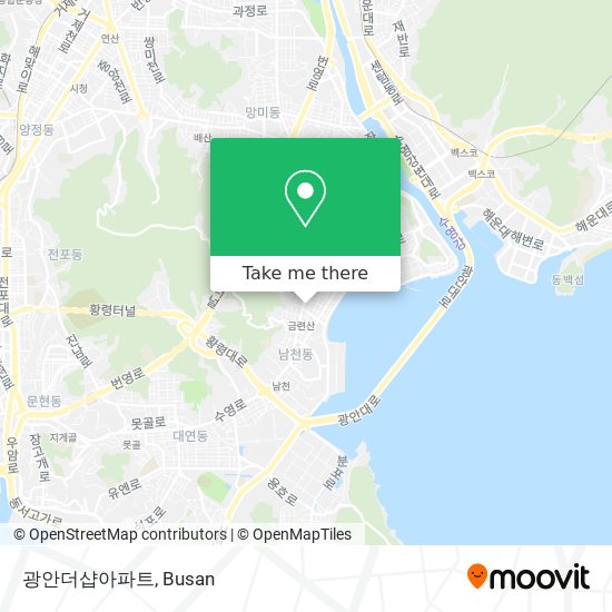 광안더샵아파트 map