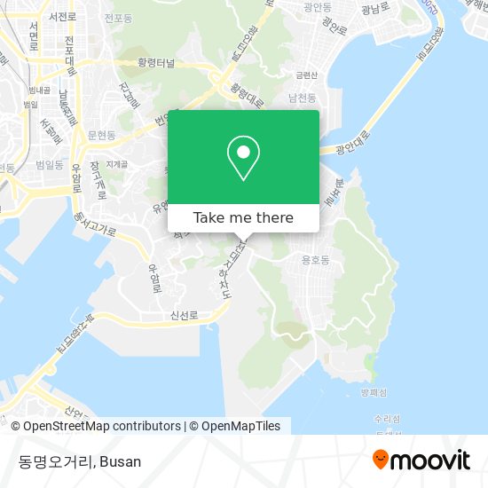 동명오거리 map