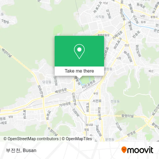 부전천 map