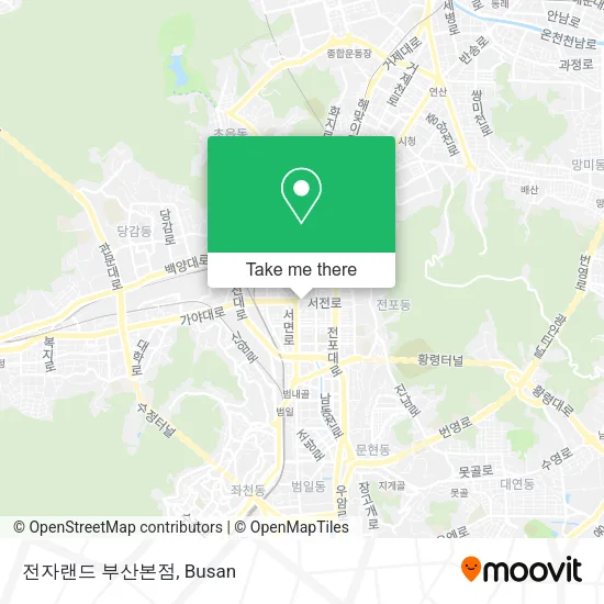 전자랜드 부산본점 map