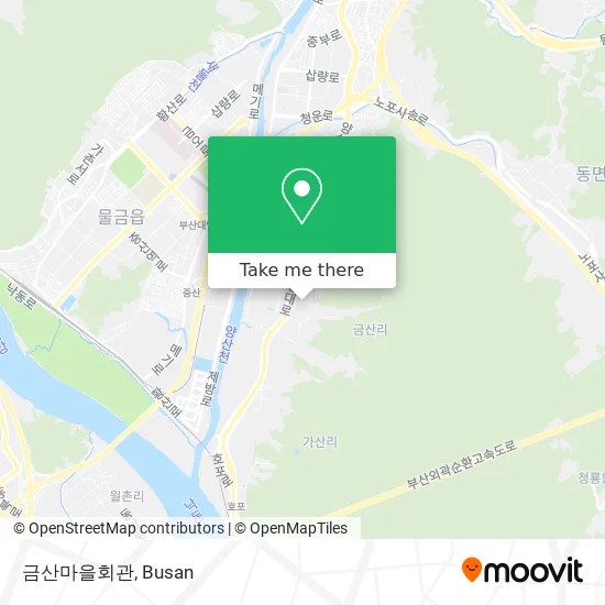 금산마을회관 map