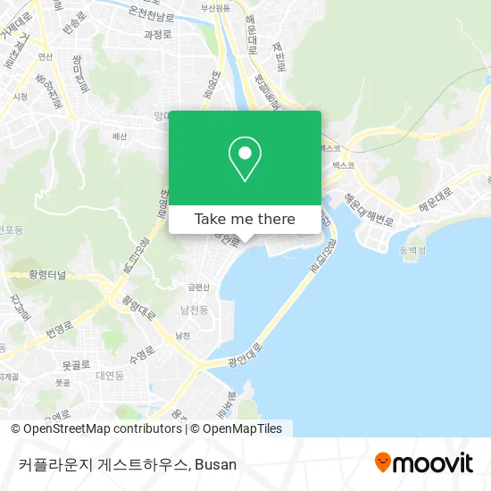 커플라운지 게스트하우스 map