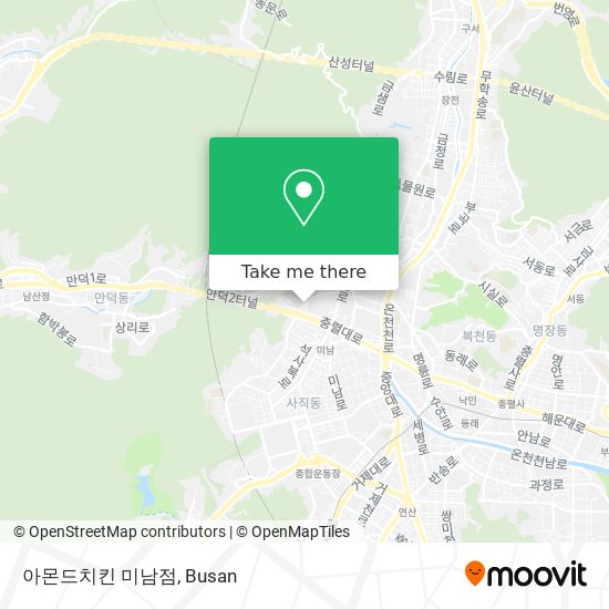 아몬드치킨 미남점 map