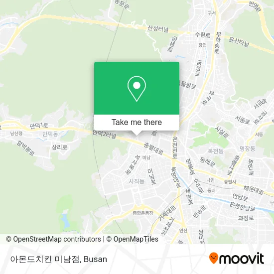 아몬드치킨 미남점 map