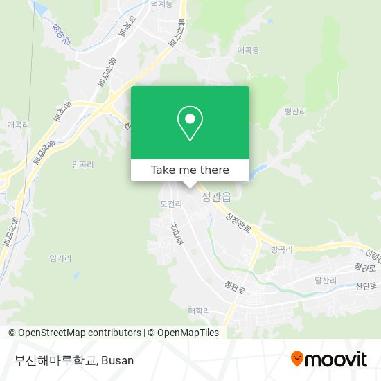 부산해마루학교 map