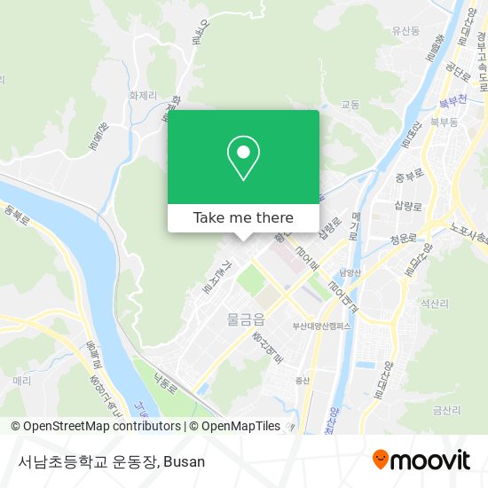 서남초등학교 운동장 map