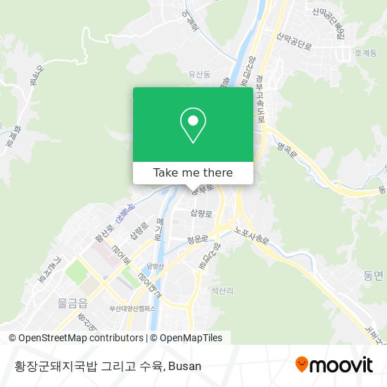 황장군돼지국밥 그리고 수육 map
