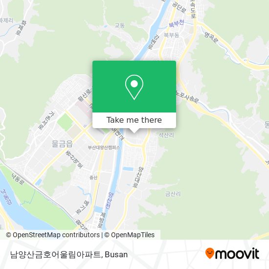 남양산금호어울림아파트 map