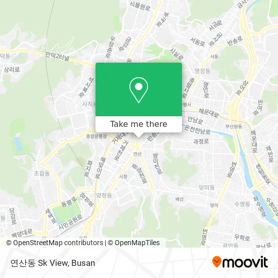 연산동 Sk View map
