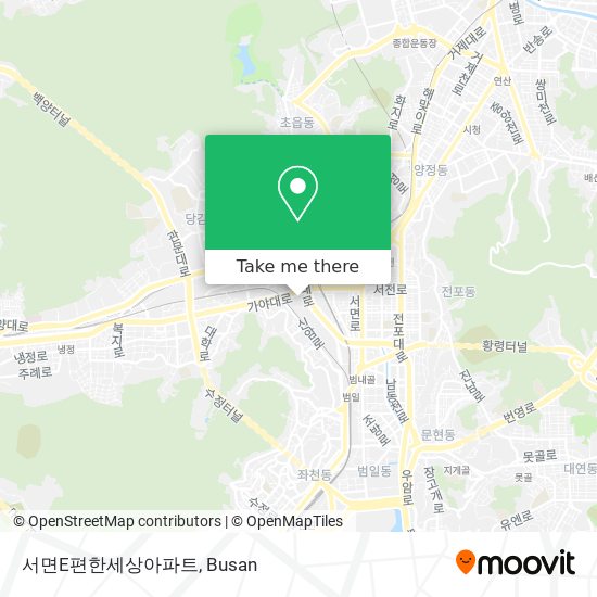 서면E편한세상아파트 map