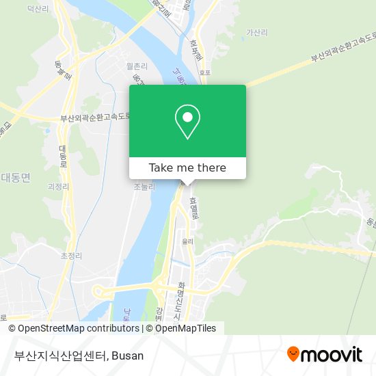 부산지식산업센터 map