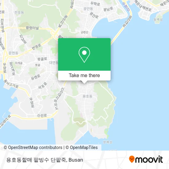 용호동할매 팥빙수 단팥죽 map