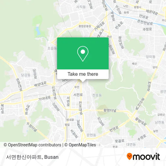 서면한신아파트 map