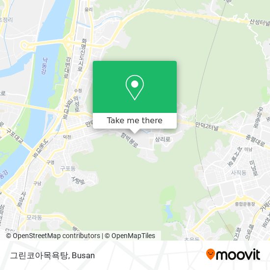 그린코아목욕탕 map