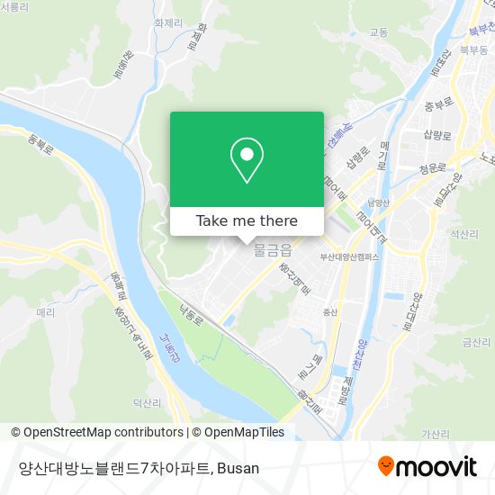 양산대방노블랜드7차아파트 map