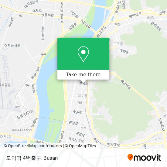 모덕역 4번출구 map