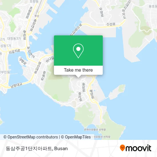 동삼주공1단지아파트 map