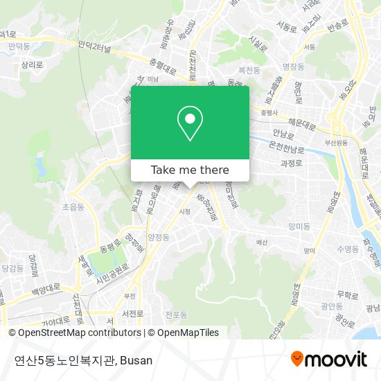 연산5동노인복지관 map