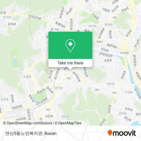 연산5동노인복지관 map