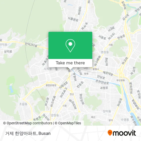 거제 한양아파트 map