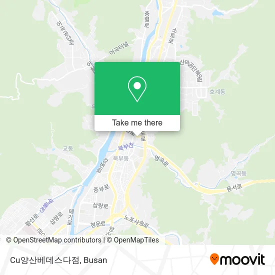 Cu양산베데스다점 map