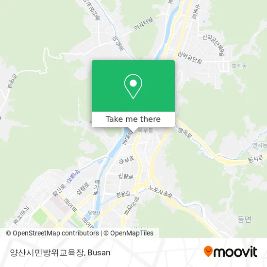 양산시민방위교육장 map