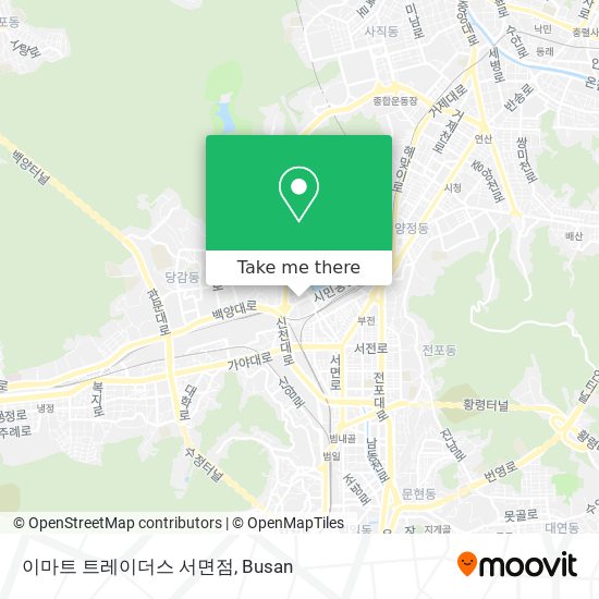 이마트 트레이더스 서면점 map