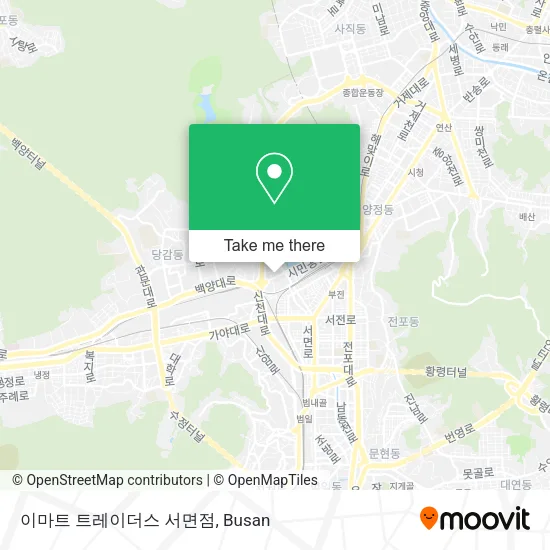 이마트 트레이더스 서면점 map