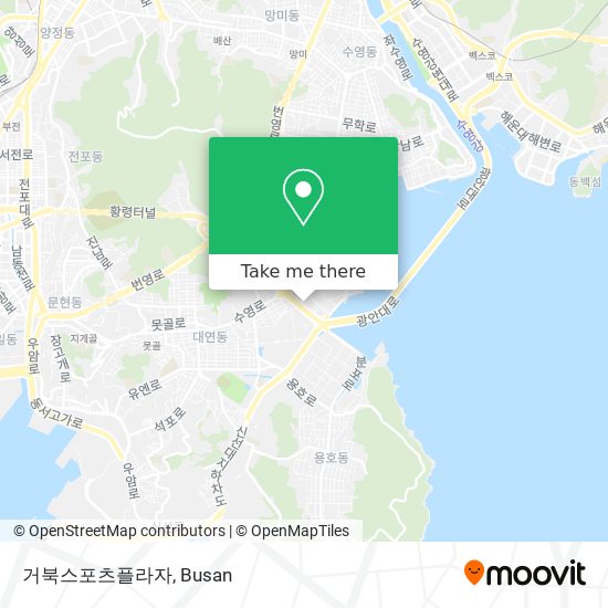 How to get to 거북스포츠플라자 in 남구 by Bus or Metro?