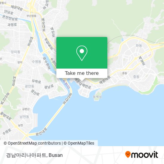 경남마리나아파트 map