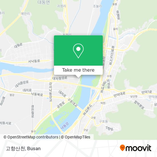고향산천 map