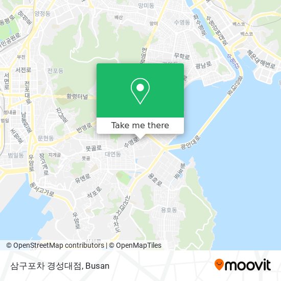 삼구포차 경성대점 map