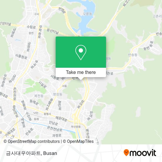 금사대우아파트 map