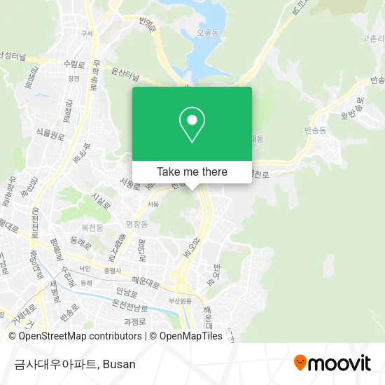 금사대우아파트 map