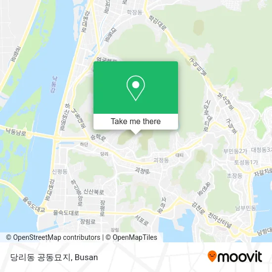 당리동 공동묘지 map