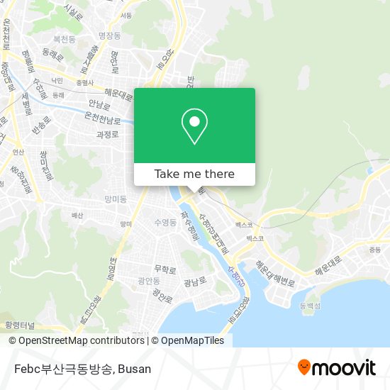 Febc부산극동방송 map