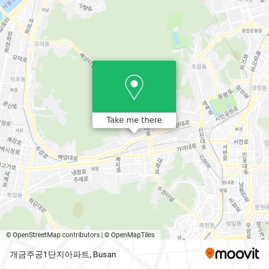 개금주공1단지아파트 map