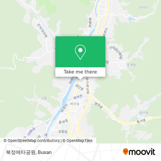 북정메타공원 map