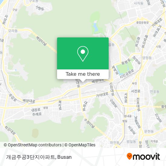 개금주공3단지아파트 map
