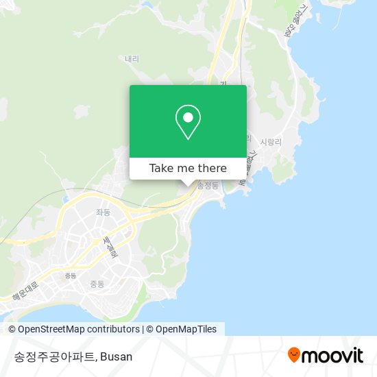 송정주공아파트 map