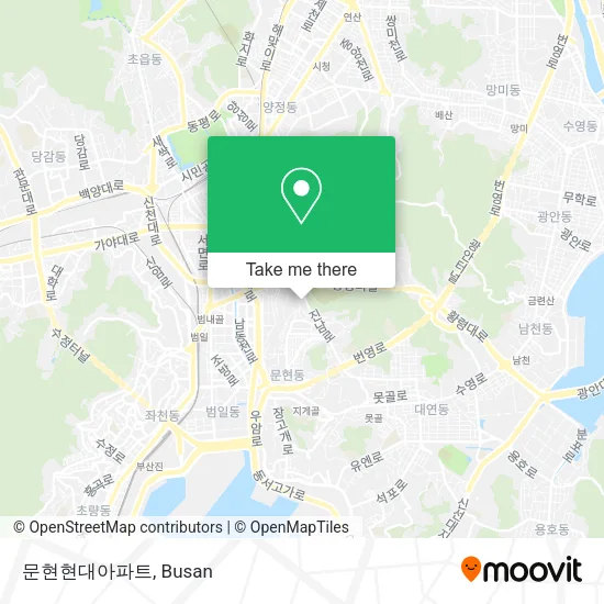 문현현대아파트 map