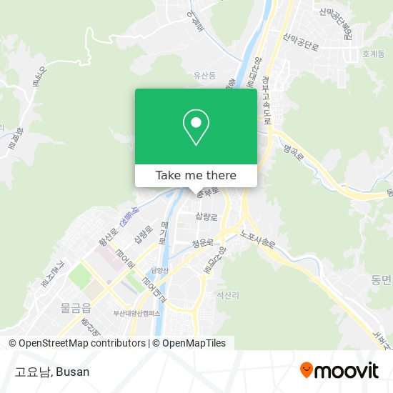 고요남 map