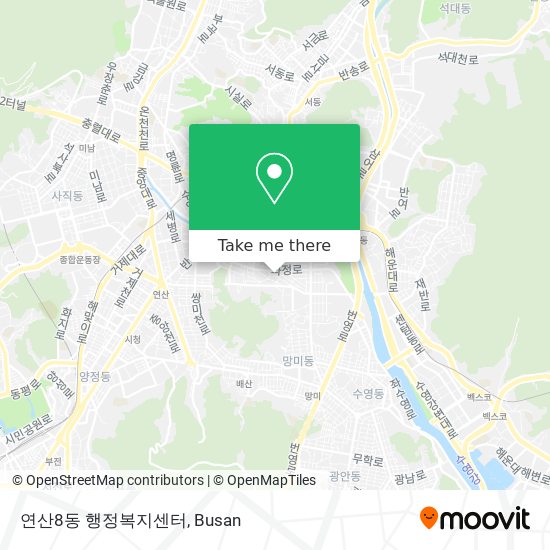 연산8동 행정복지센터 map