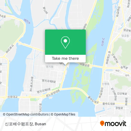 신포배수펌프장 map