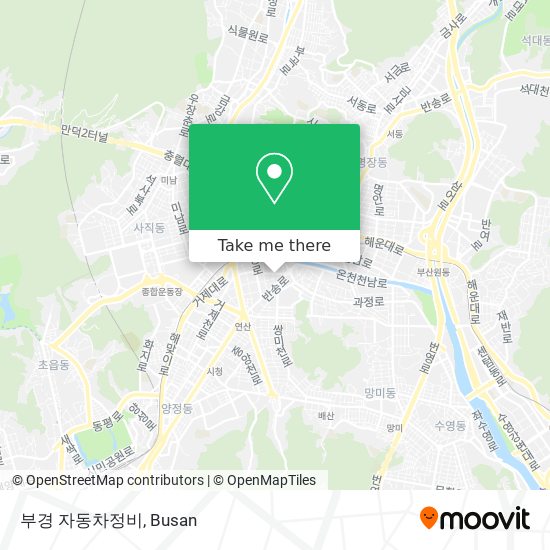 부경 자동차정비 map