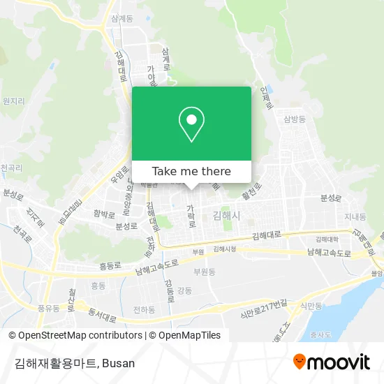 김해재활용마트 map