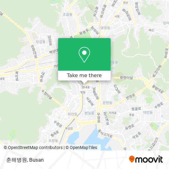 춘해병원 map