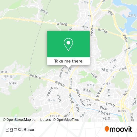 온천교회 map