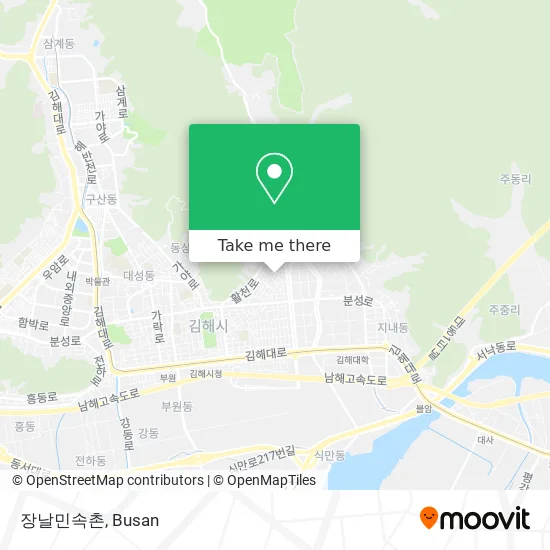 장날민속촌 map